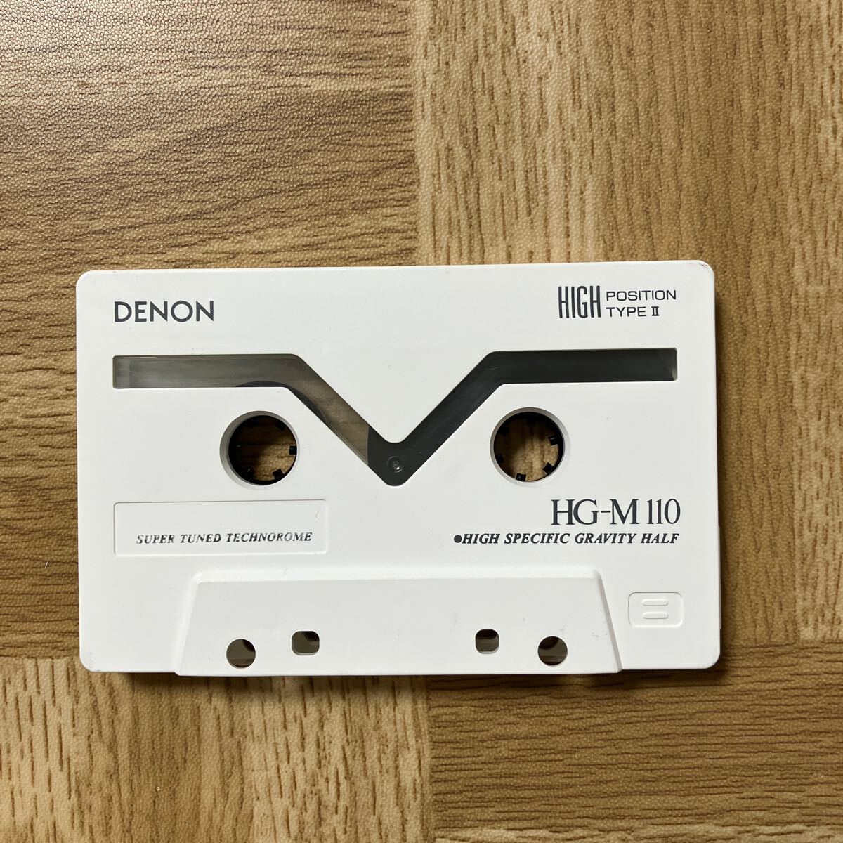 使用済 DENON デノン HG-M 110分TYPEⅡ ハイポジカセットテープ1本の画像4