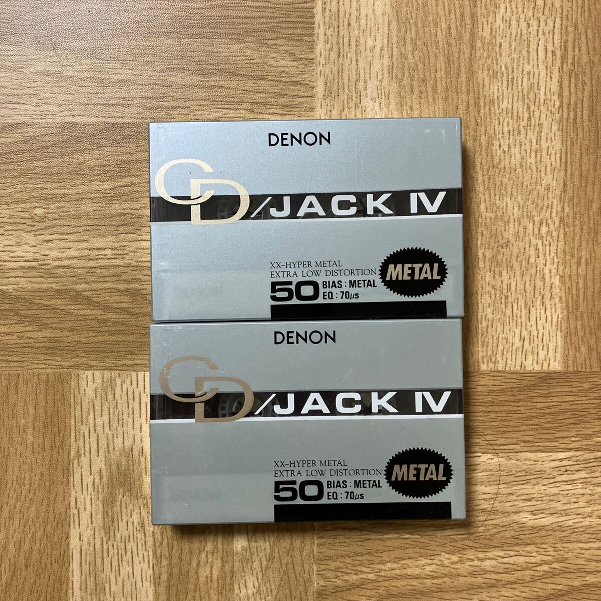 DENON JACK Ⅳ 50分 METAL メタルカセットテープ2本の画像1