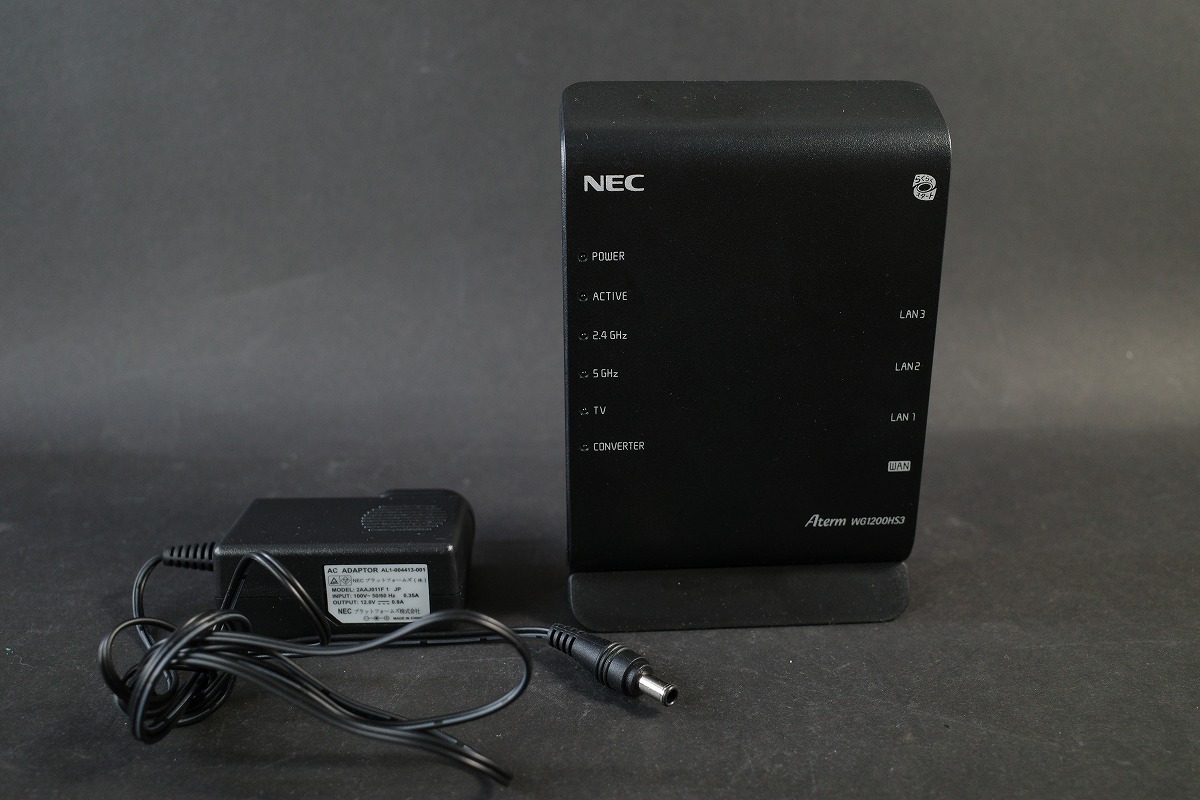 NEC WiFiルーター Aterm WG1200HS3_画像1