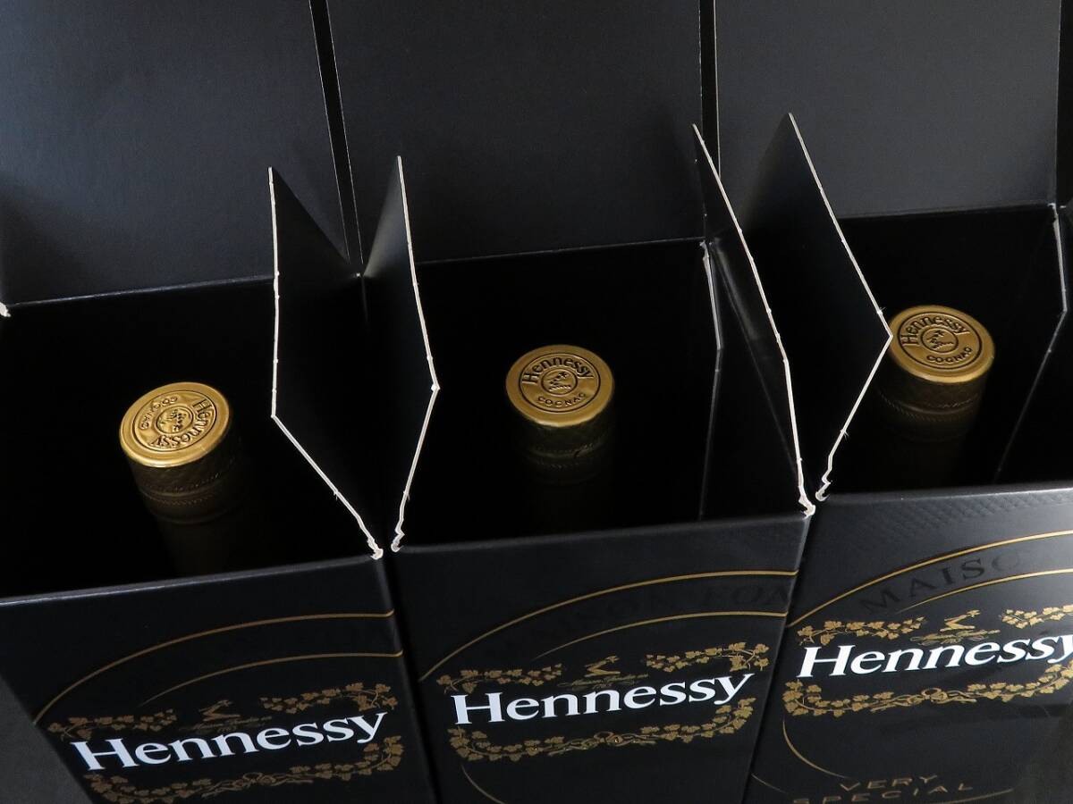 1円～ 未開栓 Hennessy ヘネシー VERY SPECIAL ベリー スペシャル 700ｍｌ  6本セットの画像3