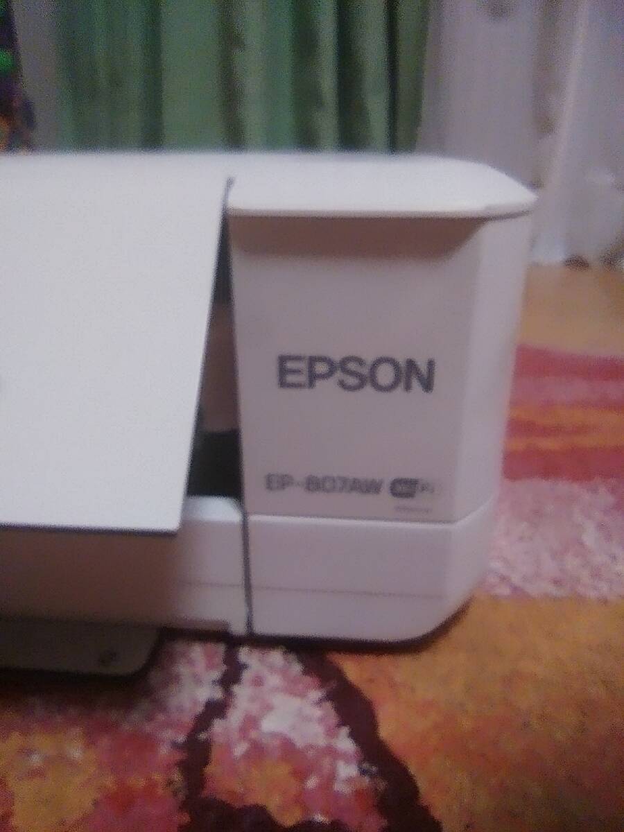 【現状ジャンク品】EPSONエプソン複合機EP-807AW Wi-Fi 有線無線LAN 通電のみ確認 その他未確認の画像3