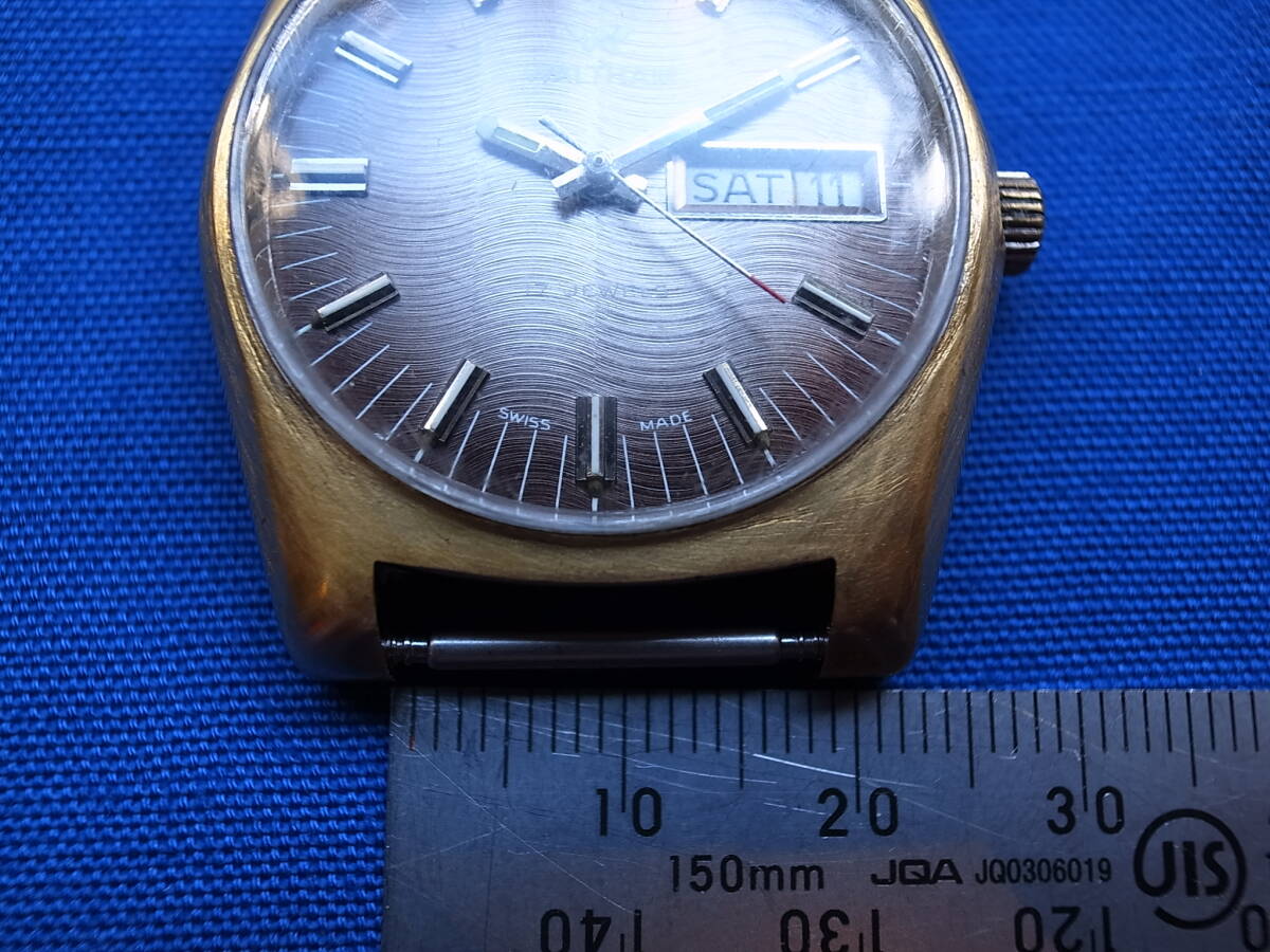 1円　ウォルサム　腕時計　WALTHAM メンズ　自動巻き　ゴールド　_画像7