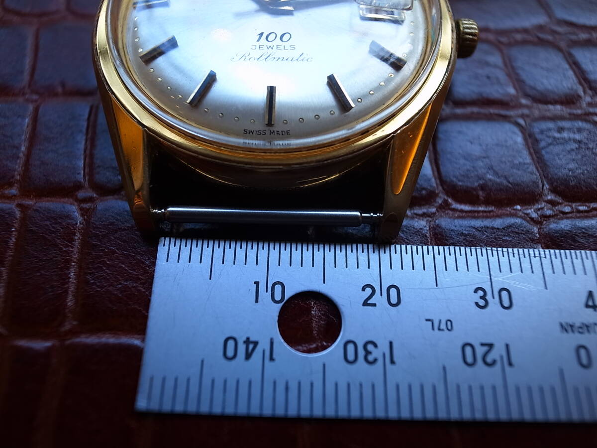 WALTHAM 100石 稼働品 腕時計 メンズ ゴールド １円の画像8