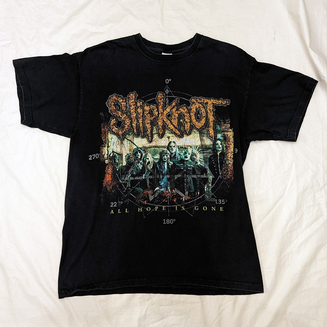 00s スリップノット Tシャツ slipknot Lサイズ all hope is gone当時物ビンテージ古着      検:iowa korn slayer metallica nirvanaの画像2