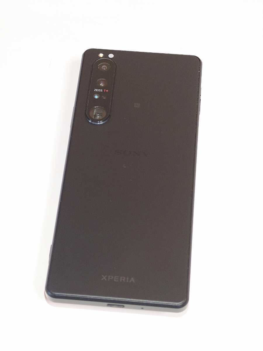 Xperia 1 III 6.5インチ メモリー12GB ストレージ256GB フロストブラック ソフトバンク 中古の画像4