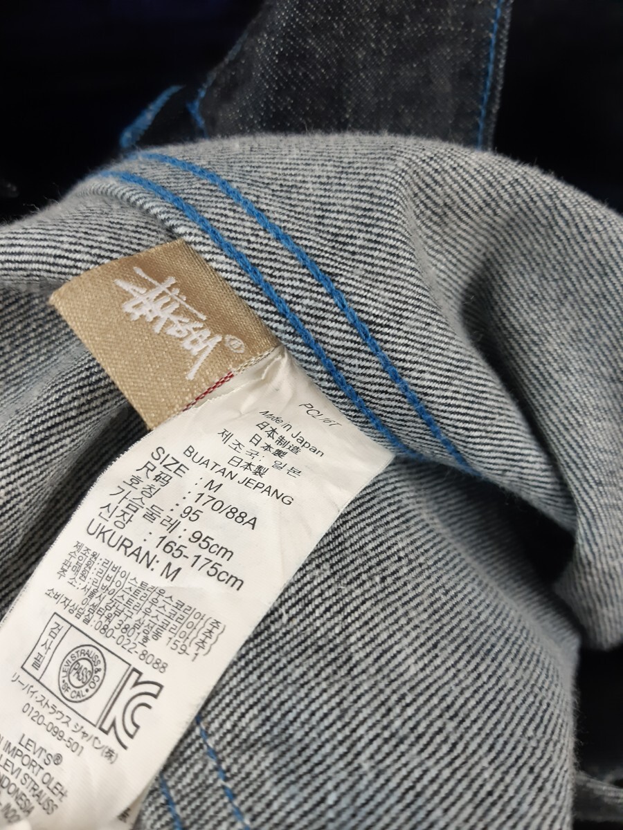 Yahoo!オークション - M STUSSY SS506 Levi's コラボ Gジャン Yahoo!オークション - M STUSSY SS506 Levi's コラボ Gジャン