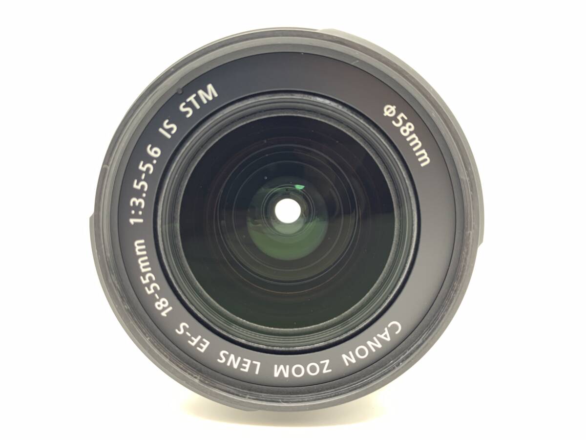 ☆美品【Canon】EOS Kiss X7 + EF-S 18-55mm F3.5-5.6 IS STM レンズキット キャノン キヤノン 管理番号 : 38413842