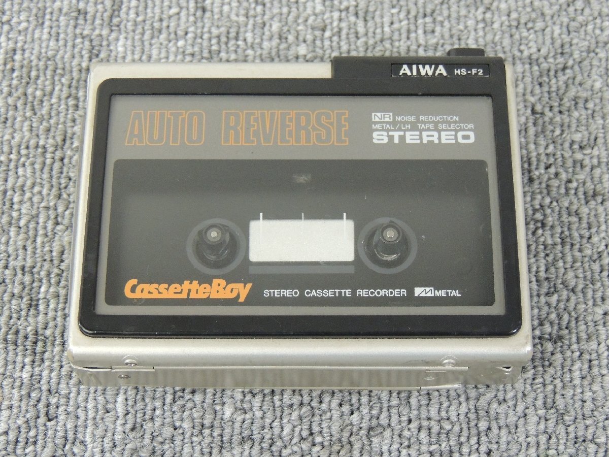 アイワ/AIWA HS-F2 オートリバース Cassette Boy カセットプレーヤー ジャンク品扱いの画像1