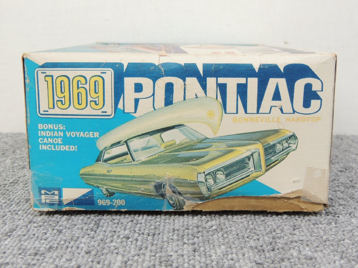 MPC 1/25 1969 PONTIAC BONNEVILLE HARDTOP 一部塗装・組立済 現状販売 /ポンティアック ボンネビルハードトップ プラモデル_画像2