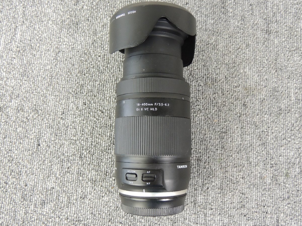 タムロン/TAMRON 18-400mm F/3.5-6.3 Di II VC HLD カメラレンズ ジャンク品 / キャノン/CANONマウントの画像1