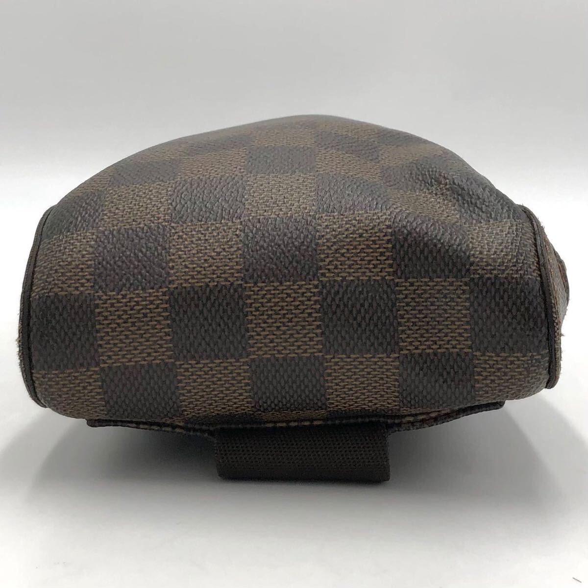 ①廃盤人気品 ルイヴィトン LOUIS VUITTON ダミエエベヌ ジェロニモス ボディバッグ ダークブラウン系 メンズ 斜め掛け ショルダーバッグ_画像7