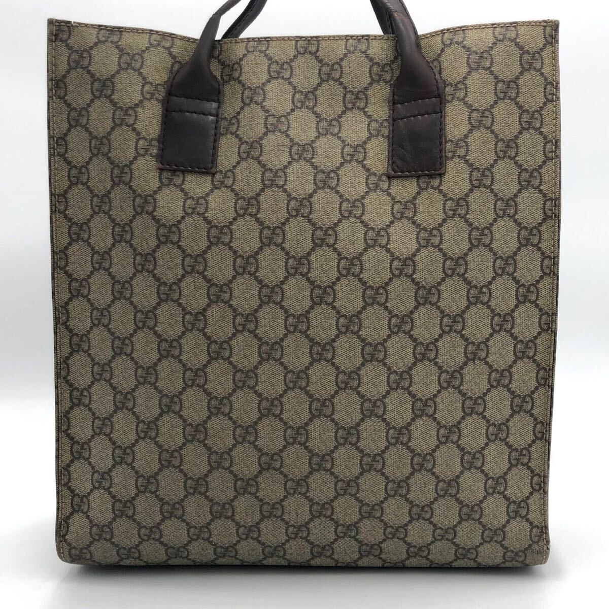 [ высококлассный ] Gucci GUCCI большая сумка GGs шкив m бежевый портфель мужской женский 