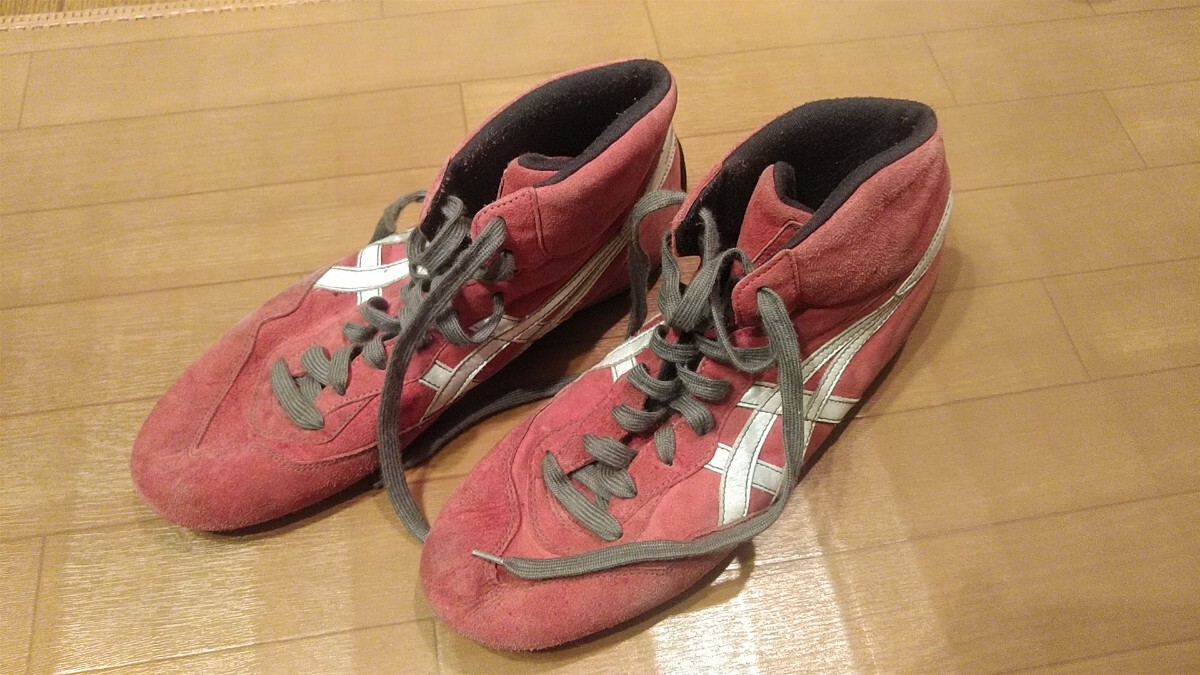ARD racing shoes 27.5 red used can be used still.