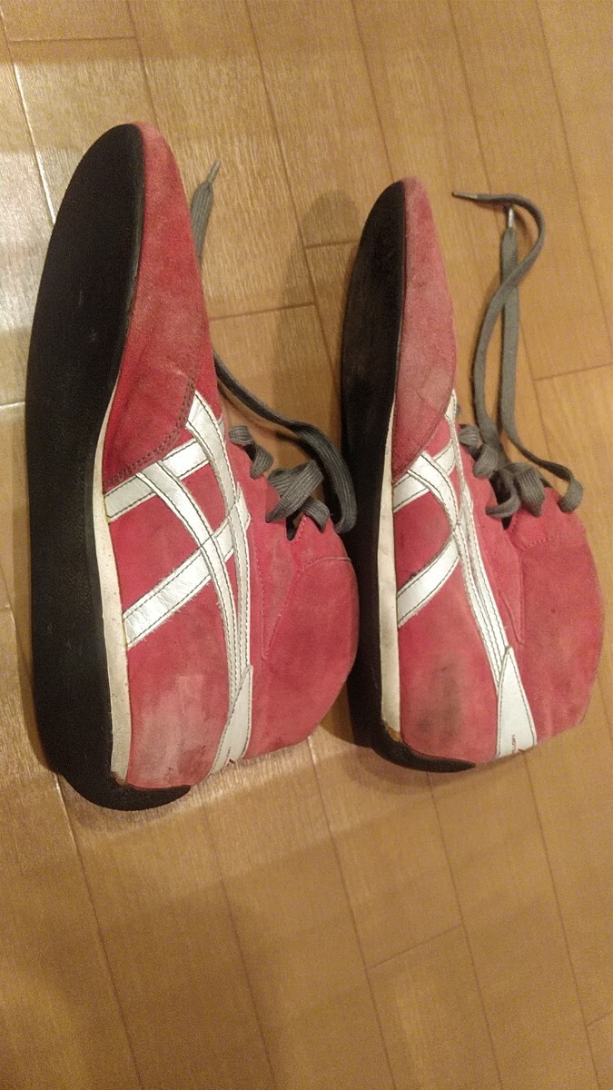 ARD racing shoes 27.5 red used can be used still.