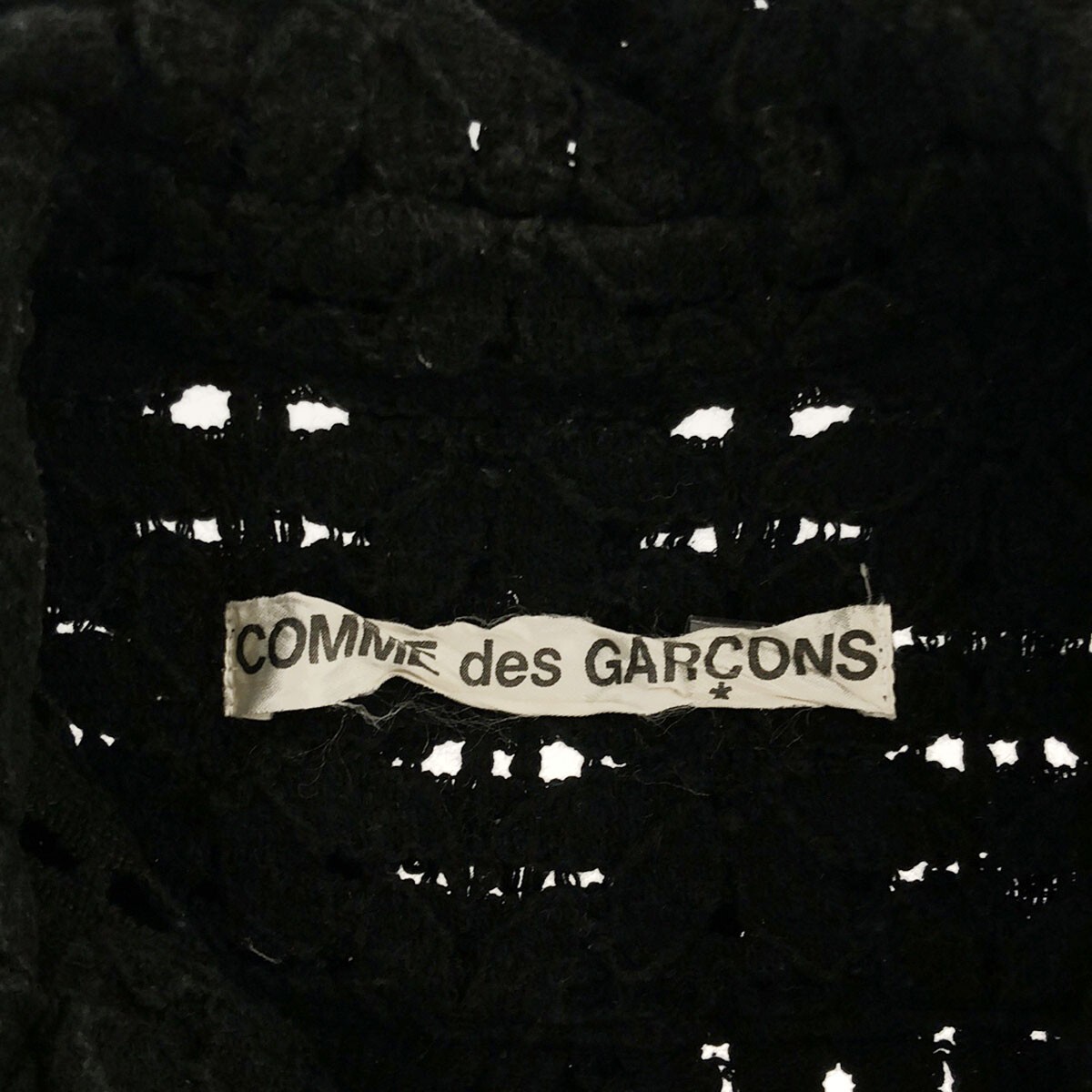 COMME des GARCONS コムデギャルソン AD1999 フラワーカッティングショートスリーブシャツ ブラック GB-100090 ITZTAHN6GAAE_画像3