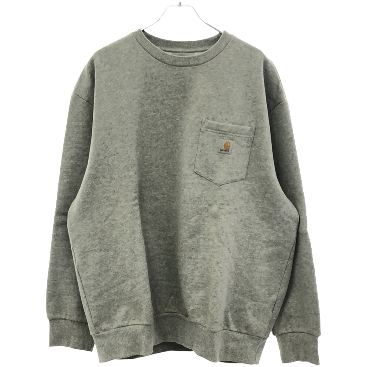 Carhartt WIP カーハート ダブリューアイピー POCKET LOOSE SWEATSHIRT ポケットルーズスウェットトレーナー グレー XXL IT5EKA8MI636_画像1