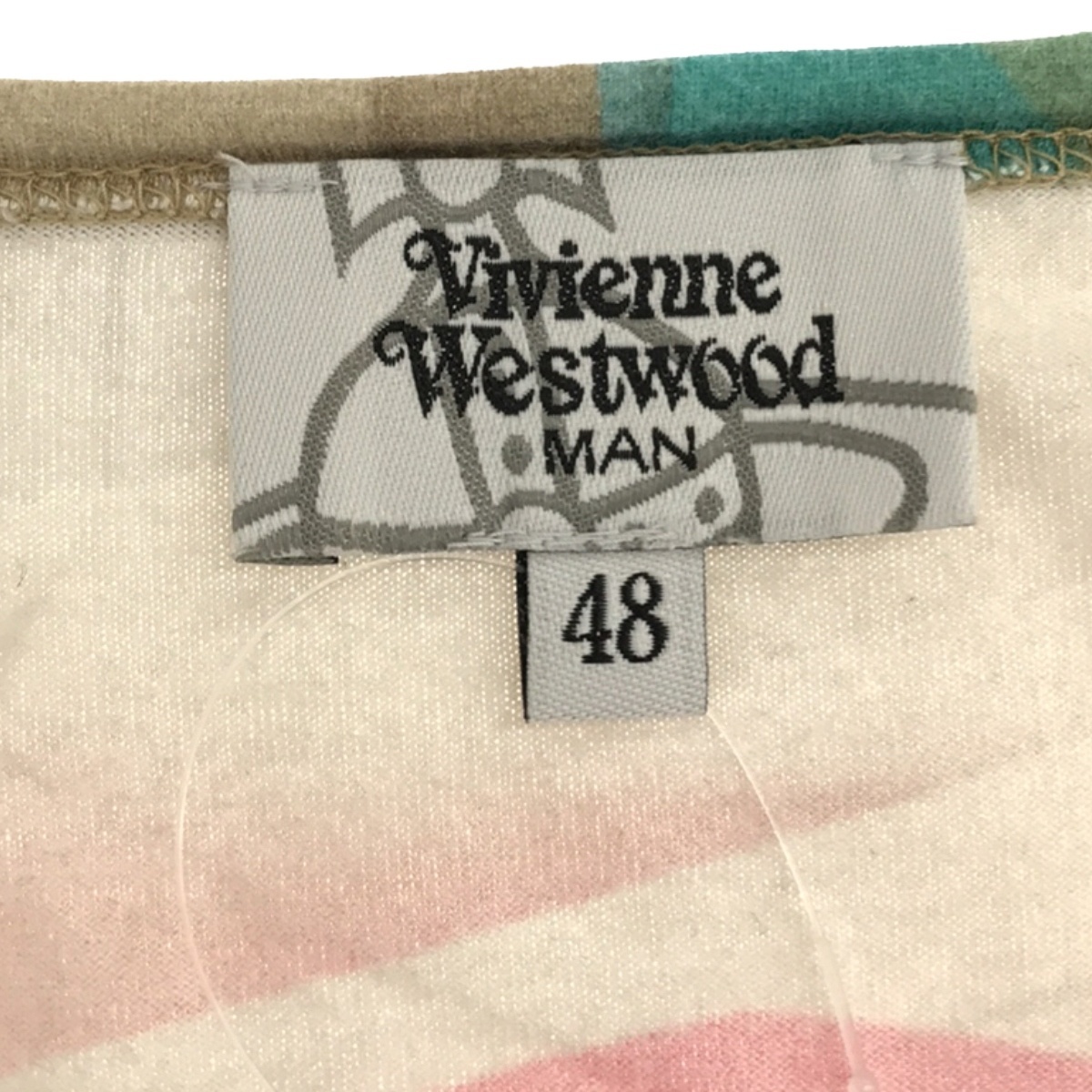 Vivienne Westwood MAN ヴィヴィアンウエストウッド マン 18SS マニュフェストプリントTシャツ ミックス 48 ITWHG1T95AGU_画像3