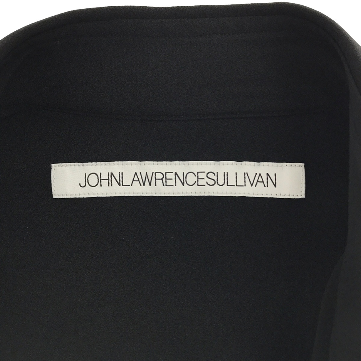 JOHN LAWRENCE SULLIVAN ジョン ローレンス サリバン FRONT SIDE BUTTONED SHIRT パールボタンシャツ ブラック ITGJGCOGS558_画像3