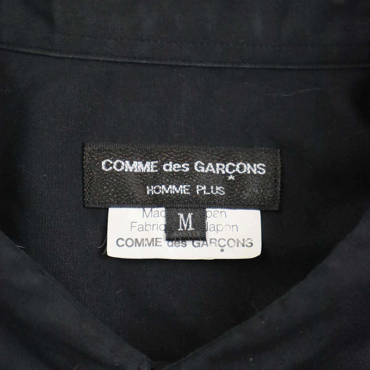 COMME des GARCONS HOMME PLUS コム デギャルソンオムプリュス 12AW フラワーエンブロイダリー シャツ ブラック M PJ-B050 ITBYST40PLNK_画像3