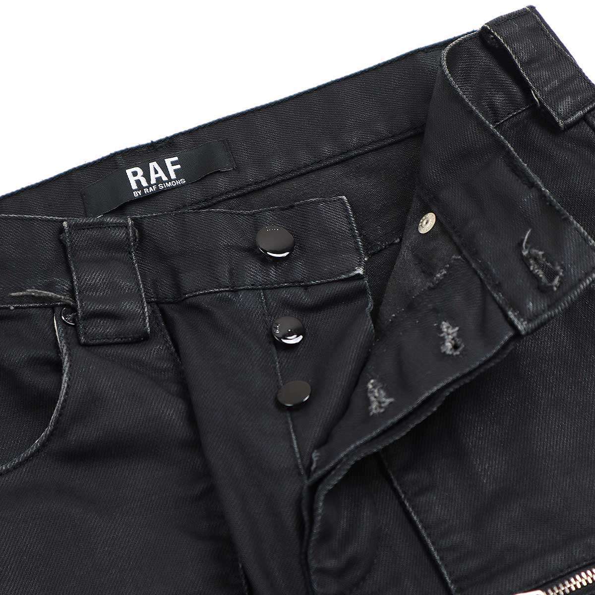 RAF BY RAF SIMONS черновой bai Raf Simons 1998AW переиздание KRAFTWERK покрытие bo винтаж брюки-карго черный 30 ITIXRC8L3POK