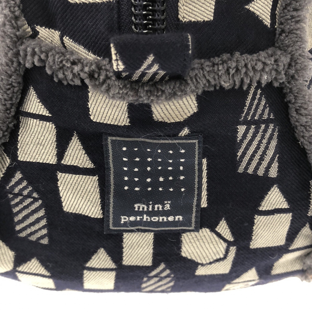 mina perhonen ミナペルホネン snow cloud bag クラウドバッグ na9798 ネイビー ITNGKOTRYWRW_画像5