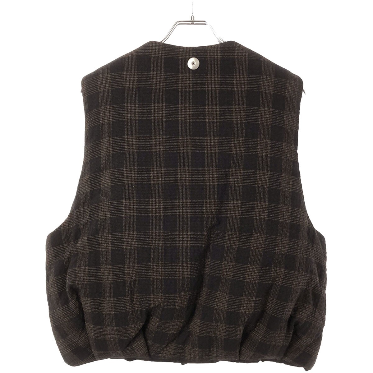 Omar Afridi オマールアフリディ 23AW PADDED CIRCLE VEST パデットサークルベスト ブラック オレンジ 46 ITRPBQU3G63C_画像2