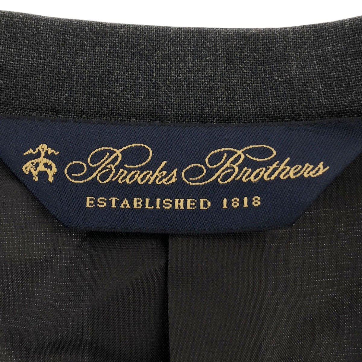 Brooks Brothers Brooks Brothers Canonico производства шерсть выставить костюм 19-01-8445 серый ITOWPIKOGIW0