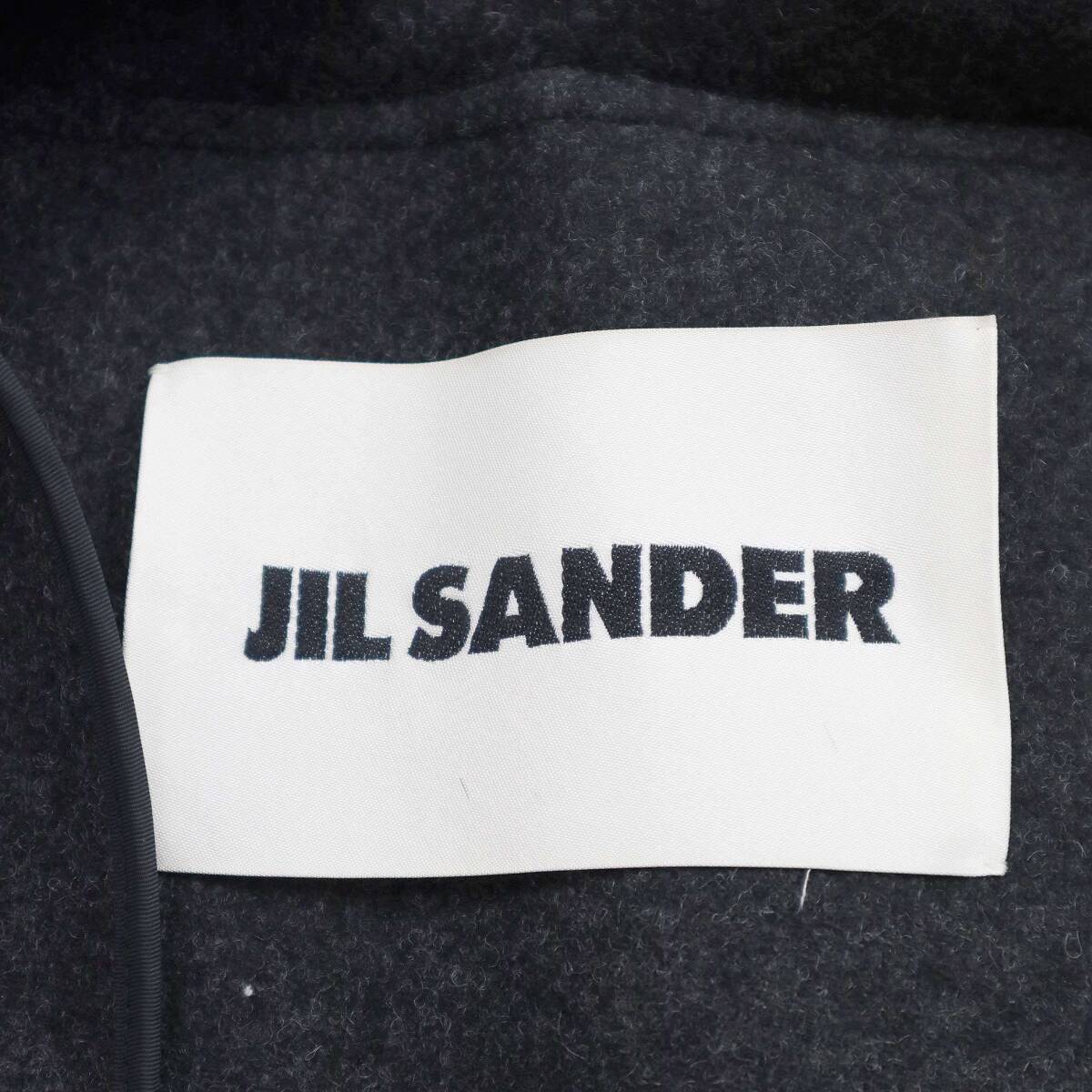 JIL SANDER ジルサンダー 19AW TOTTINGTON ウールメルトンジップアップブルゾン JSMP420417 グレー 44 IT8V7BVL93M4_画像3