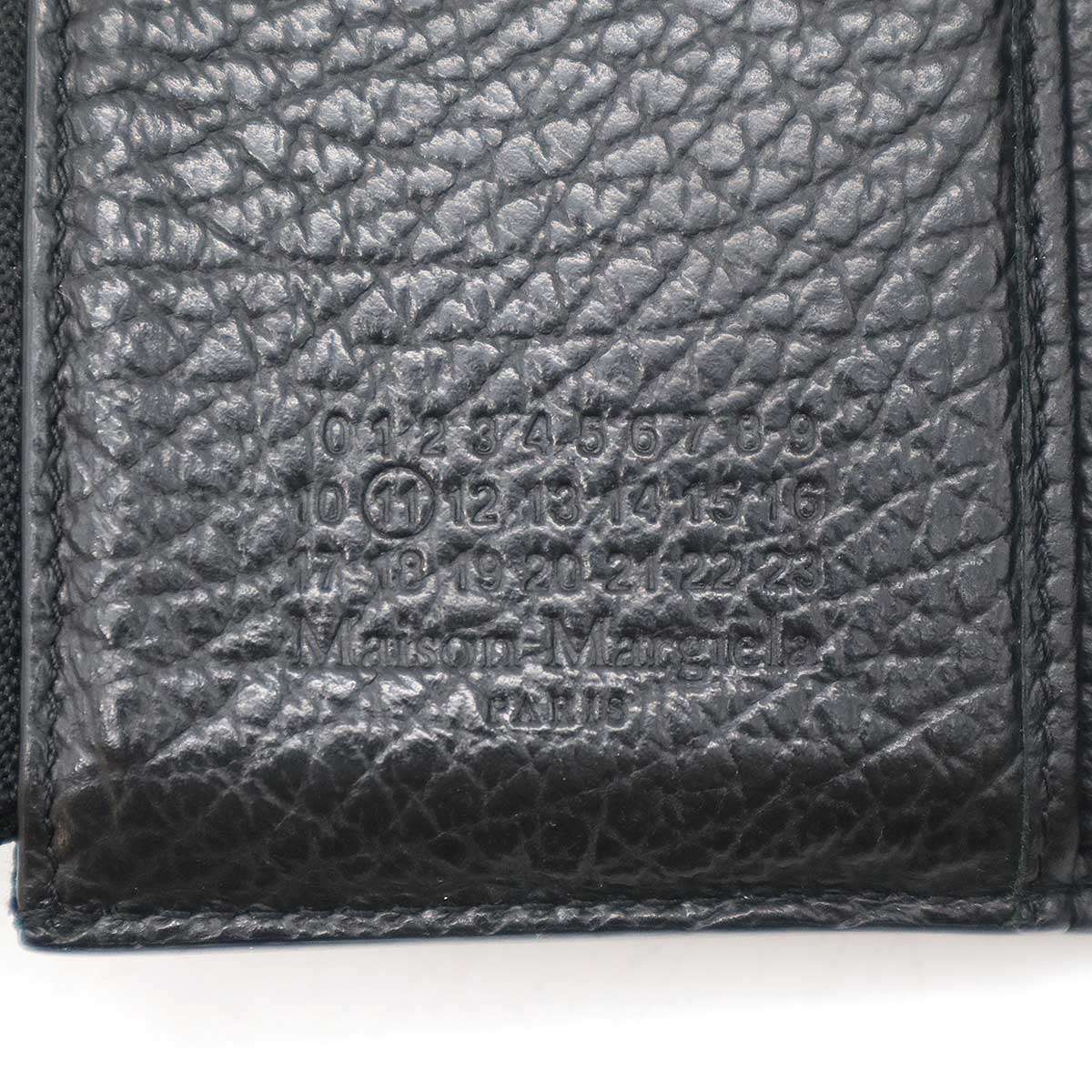 Maison Margiela11 メゾン マルジェラ ENVELOPE WALLET コンパクトレザーウォレット S56UI0136 ブラック IT028ESXFY24_画像5