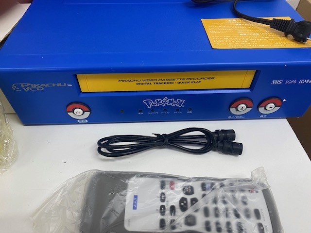 【未使用】FUNAI ビデオデッキ FV-N75PC フナイ ピカチュウ ポケモン PIKACHU VCR POKEMONの画像4