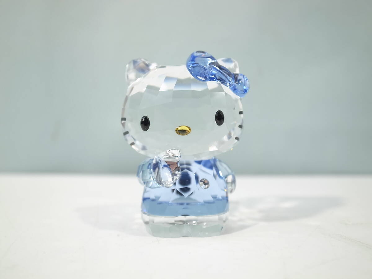* прекрасный товар Swarovski( Swarovski ) Hello Kitty Blue Ribbon украшение 2013 год 