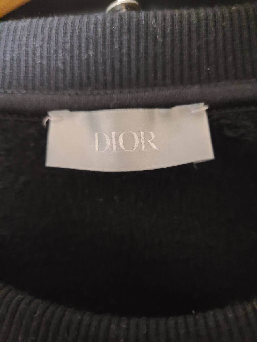 【1円スタート】極美品 Dior CDアイコン スウェット 黒色 XLの画像3
