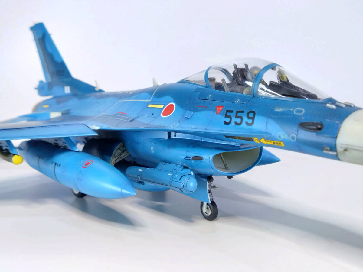 1/48 F-2A JDAM搭載 ネオジム磁石で着脱可能 塗装済み完成品の画像1