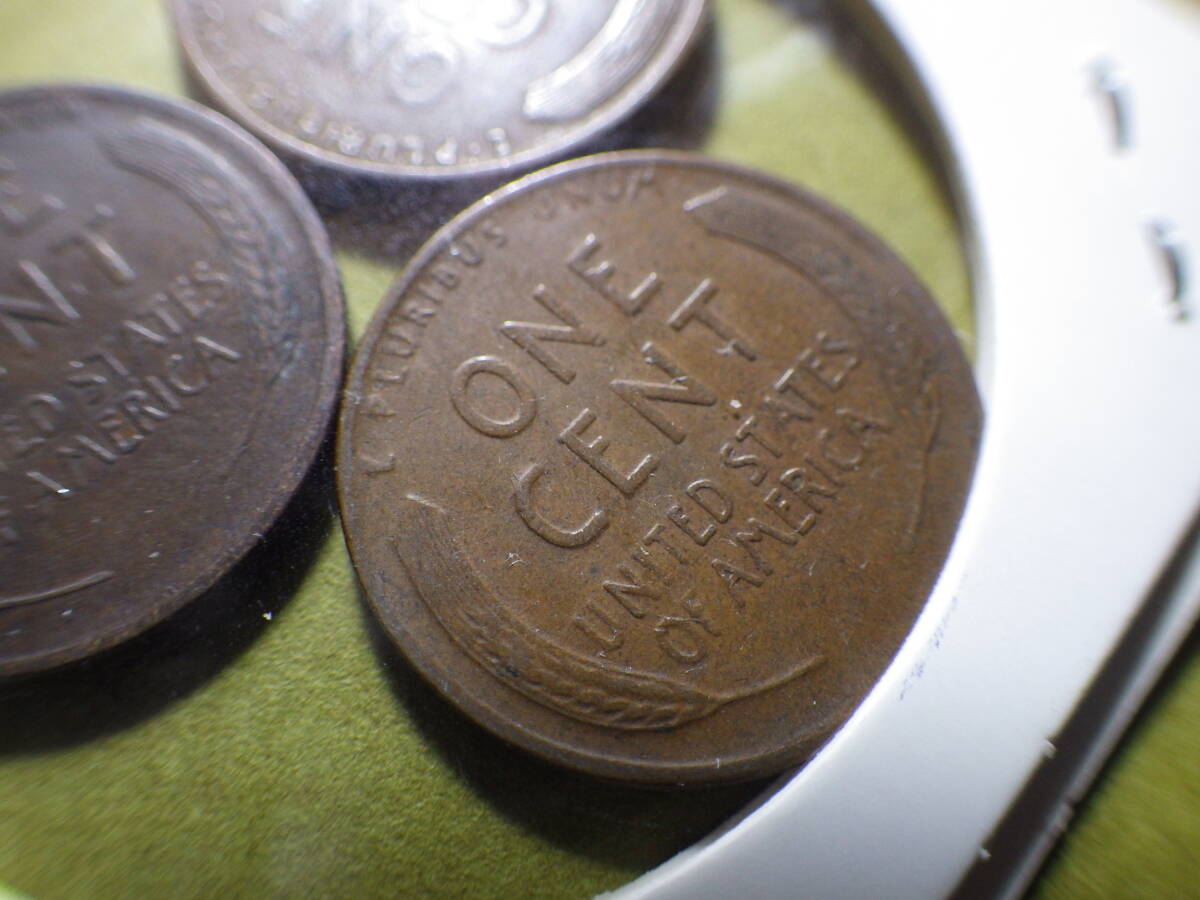 アメリカ１セント硬貨３種類 １９２８年 コレクター放出品の画像5