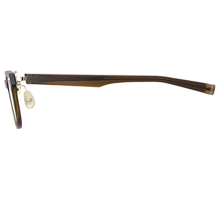 新品 未使用 フォーナインズ 999.9 眼鏡フレーム NPM-56 9110 ケース付 メガネ 跳ね上げ_画像3