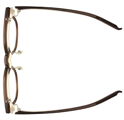 新品 未使用 フォーナインズ 999.9 眼鏡フレーム NPM-56 9110 ケース付 メガネ 跳ね上げ_画像4