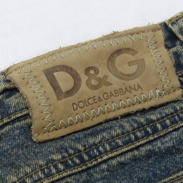 D＆G ドルチェ&ガッバーナ デニムスカート 台形スカート 26 DOLCE & GABBANA ドルガバ_画像5