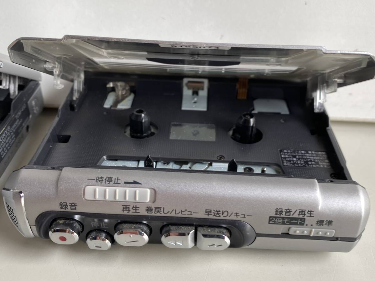 ⑬t487◆SONY ソニー◆カセットレコーダー TCM-450 オーディオ機器 ポータブルプレーヤー カセットテープ レコーダー 2点セット 未検品の画像5