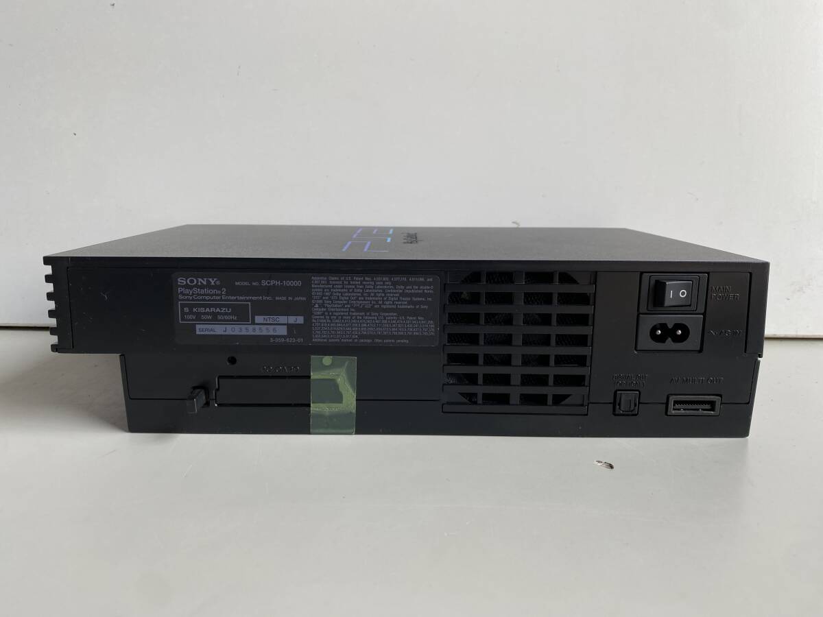 ⑯t506◆SONY ソニー◆PlayStation2 本体 SCPH-37000/SCPH-10000 コントローラー ゲーム 通電確認済み_画像5