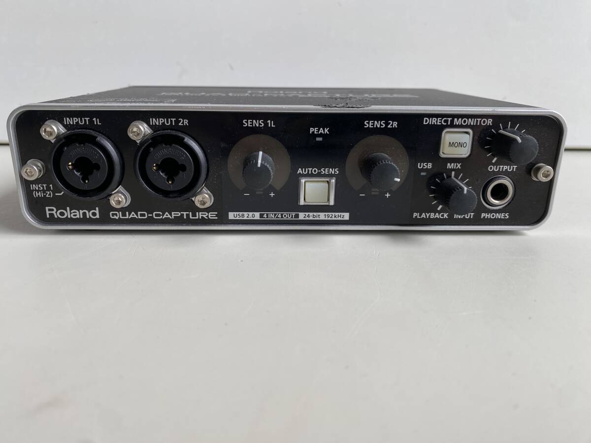 Ht551*Roland Roland * audio interface QUAD-CAPTURE USB 2.0 4IN/4OUT 24-bit 192kHz headphone amplifier musical instruments tools and materials machinery 