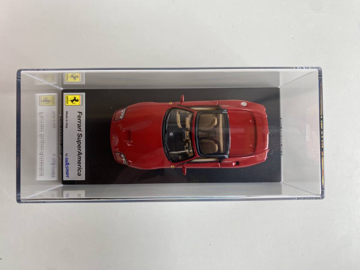 ⑬t733◆Kyosho 京商◆ミニカー 模型 フェラーリ Ferrari SuperAmerica LS126A 2004 Red LookSmart ハイクオリティモデルカー 箱付の画像2