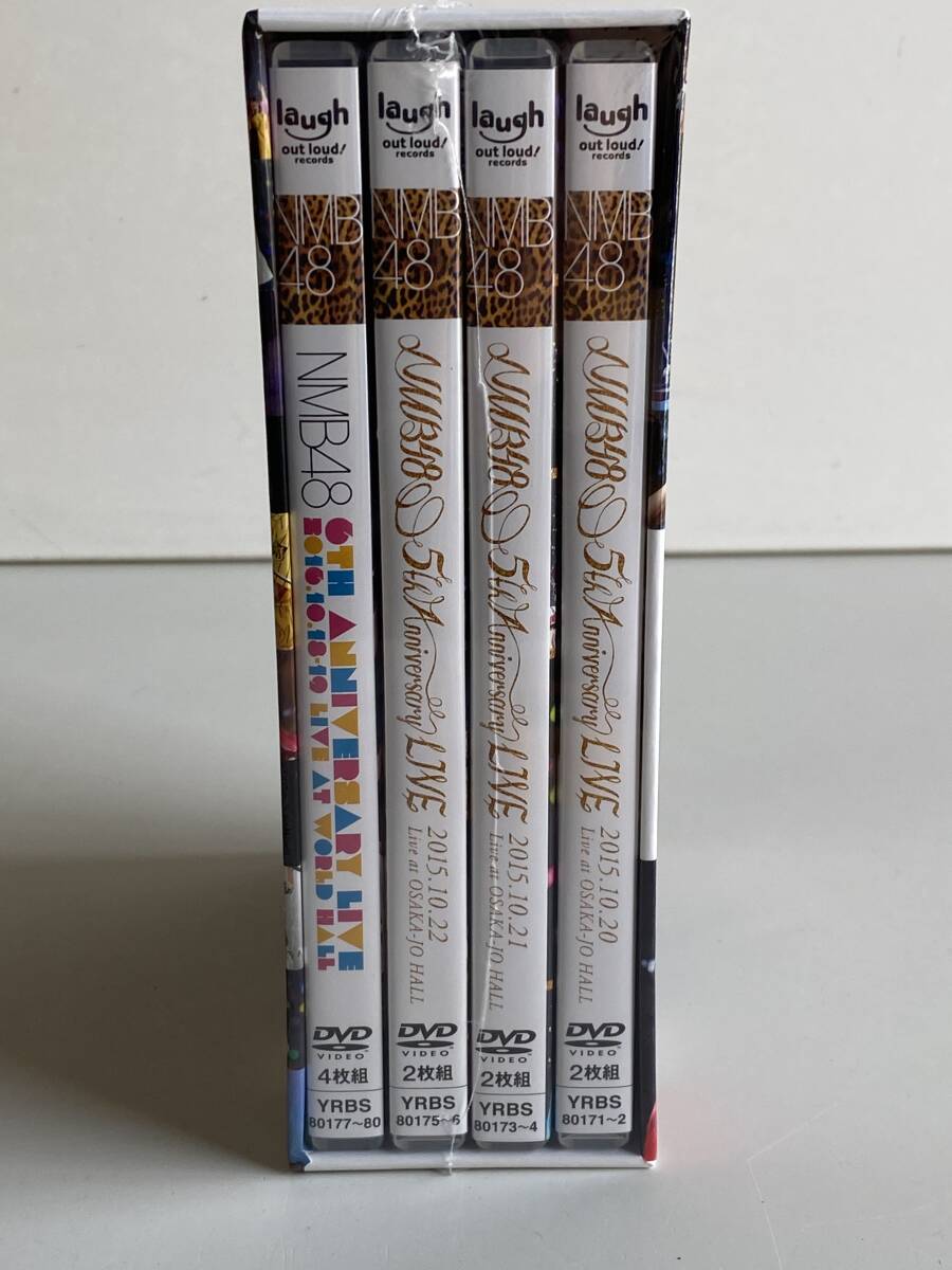 Ht686◆NMB485th&6th Anniversary LIVE◆DVD 大阪城ホール 2015/2016年 WORLD記念ホール 収納BOXあり 新品 未開封の画像2