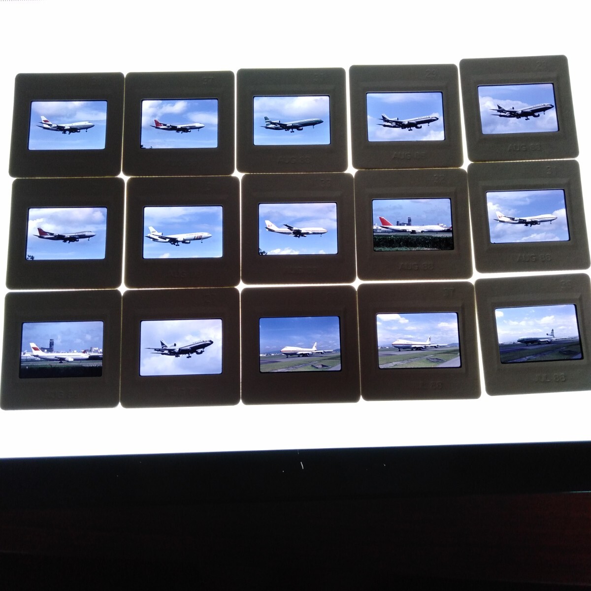 ネ153 航空機 旅客機 デルタ航空 JAL 中国民用航空局 ネガ カメラマニア秘蔵品 蔵出し コレクション 15枚まとめて_画像2