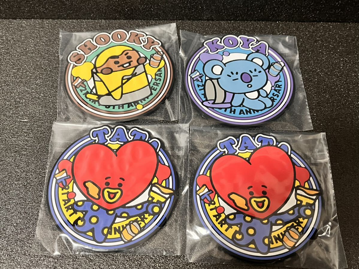 一番くじ BT21 ART 5th Anniversary B賞 ブランケット 他11点 新品 TATA COOKY SHOOKY BTS ラバーコースター テテ SUGA_画像7