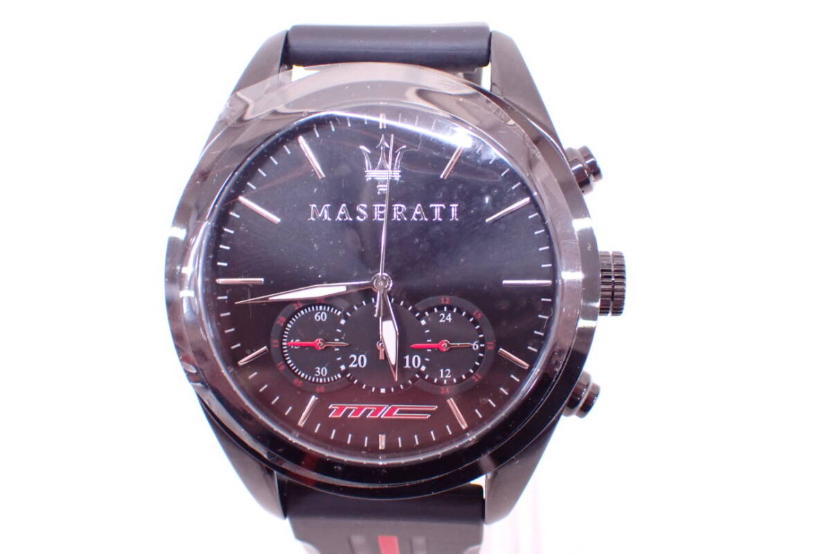 稼働品 MASERARTI公式腕時計 R8871612004 マセラティ トラガード クロノグラフ クォーツ メンズ 腕時計 E04027の画像2
