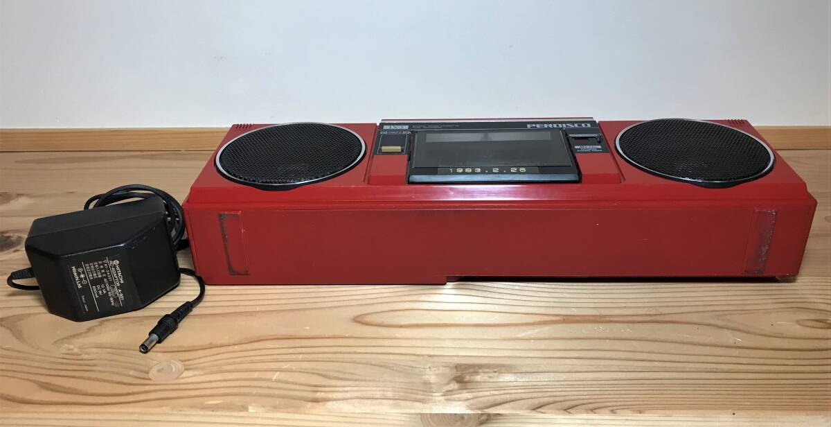 HITACHI ラジカセ PERDISCO LX-3 動作品 日立 ラジカセ ・難ありの画像9