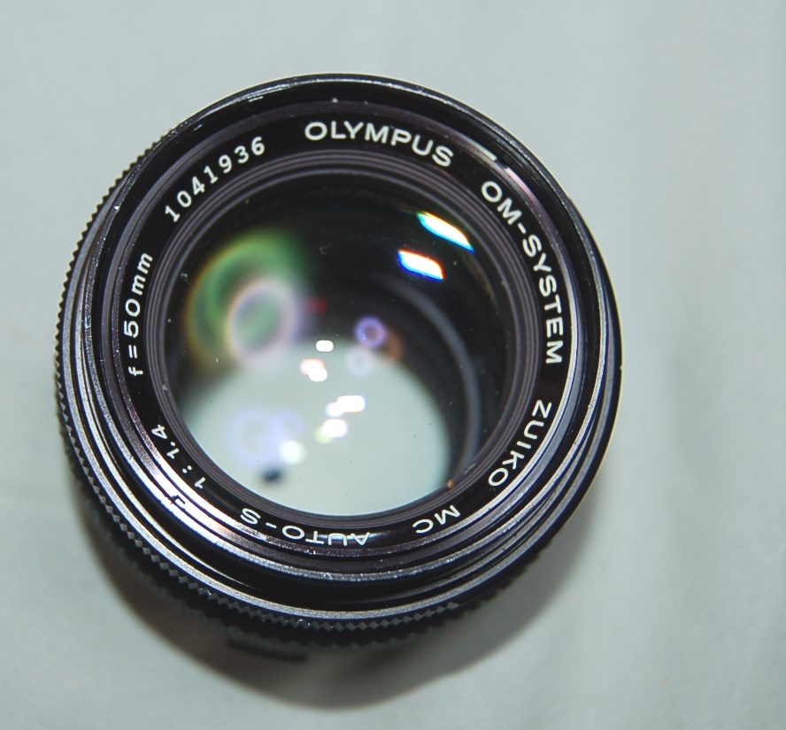 OLYMPUS OM-1 Black Model 50mm F1.4 付き プリズムに薄白い腐食有の画像7