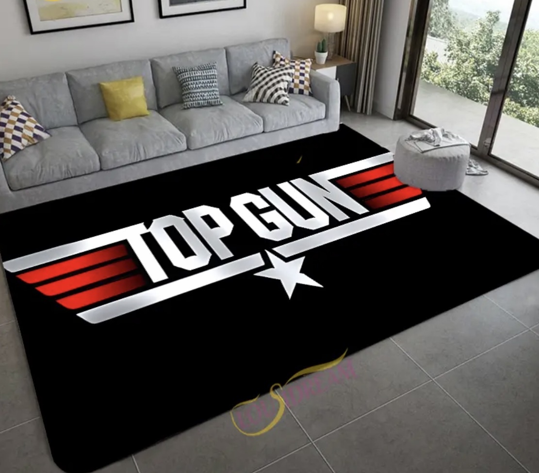 送料無料 映画 アクション 洋画 トップガン マーヴェリック Top Gun トム・クルーズ カーペット 床マット 18_画像1