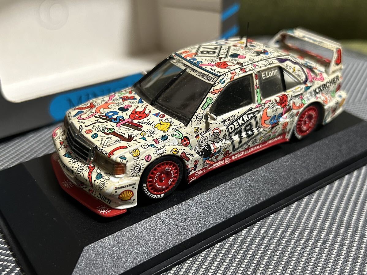 1/43 ミニチャンプス メルセデス ベンツ 190E アートカー minichamps mercedes benz art carの画像1