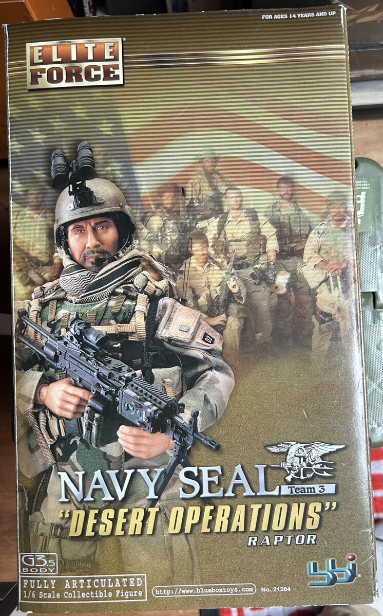 1/6 エリートフォース ネイビー シール チーム3 navy seal team3 desert operations raptor elite force の画像1